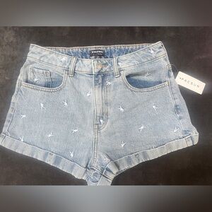 Pacsun x Playboy Denim Mom Shorts